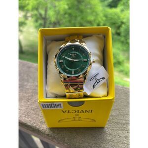 Invicta Gold and Green Men's Dress Watch (69021)